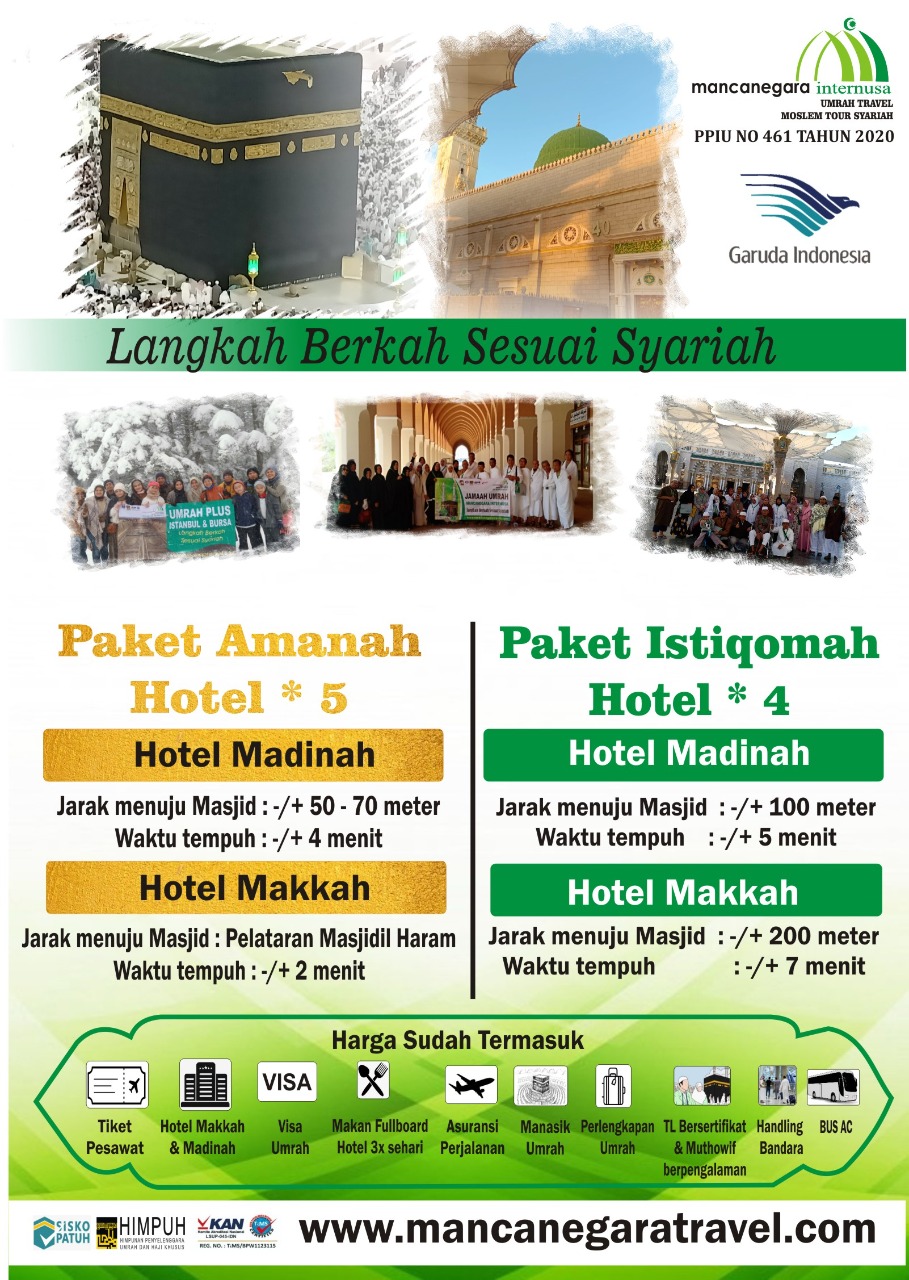 Paket Umroh Amanah 2020